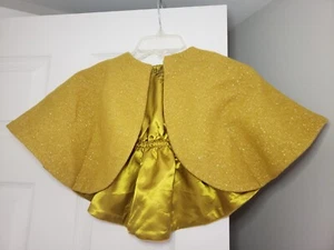 Genuine Kids Oshkosh B'gosh Toddler Girls 18M gold yellow cape jacket capelet - Picture 1 of 6