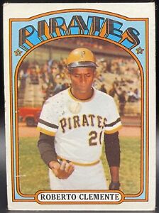 Roberto Clemente HOF 1972 Topps #309 Pittsburgh Pirates