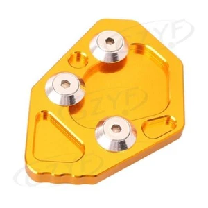 For BMW K1200S/R K1300S/R Gold Side Stand Kickstand Plate Pad Big CNC - Picture 1 of 1