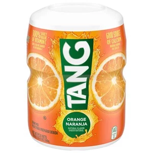 Tang Orange Sweetened Powdered Drink Mix 1 Count 20 oz Canister - Picture 1 of 8