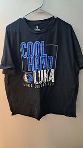 Dallas Mavericks Fanatics T-Shirt Cool Hand Luka Size 2XL Good Condition 