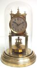 Antique Rare BHA 400Day Torsion Clock German Anniversary Clock Mantel Clock 1900