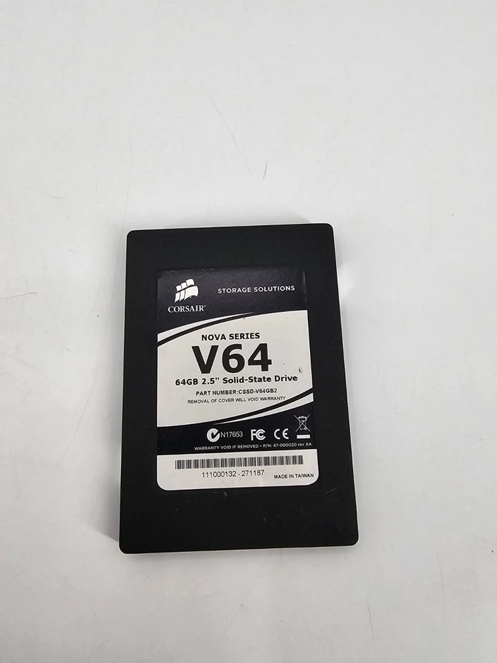 Corsair Nova Series V64 64GB 2.5" Solid State Drive - Image 1 of 4