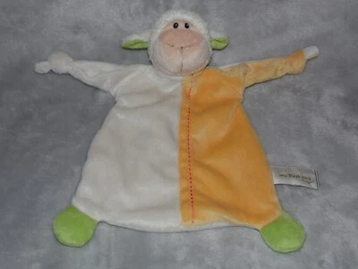 Nici Lamb Edredón Juguete Suave Crema Blankie Mi Primera Oveja Amarilla Foto 1 de 4