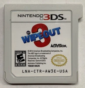 Wipeout 3 (Nintendo 3DS, 2012) Cleaned Tested Loose Cartridge - Picture 1 of 4
