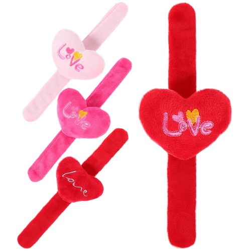4 Pezzi Braccialetti Love Peluche Cerchio Bambino San Valentino