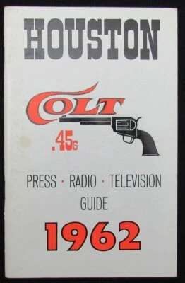 1962 Houston Colt .45s Media/Press Guide 1st Season 188794 - Image 1 of 3