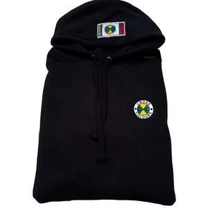Neu mit Etikett Cross Colours schwarzer Hoodie schwarz Baumwolle Polyester Herrengröße M " - Bild 1 von 10