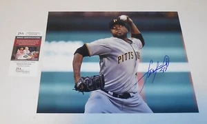 Francisco Liriano Pittsburgh Pirates Signed 11x14 Photo JSA CERT - Picture 1 of 2