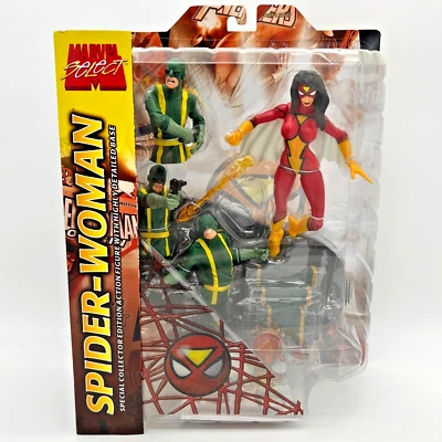 Figura de acción Diamond Select Marvel Comics Jessica Drew Spider-Woman * NUEVA Foto 1 de 4