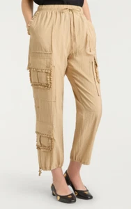 NEW Cinq A Sept Ruffle Nitsan Parachute Pant Khaki XS-XL - Picture 1 of 6