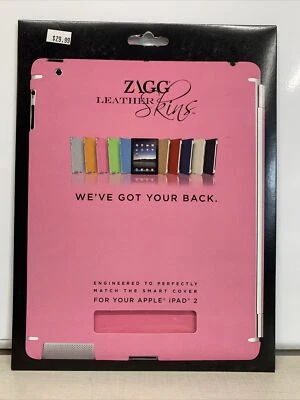ZAGG PINK Smart LEATHERskin for Apple iPad 2 Synthetic Leather Skin Protection - Image 1 of 2