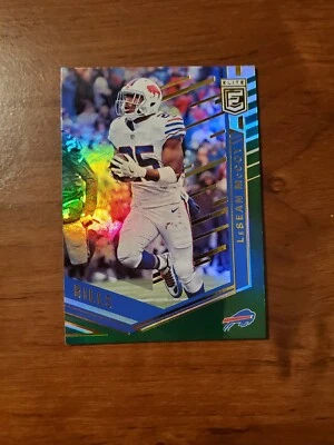 LeSean McCoy - 2018 Donruss Elite - #98 - Green Holo Parallel SP - Bills  - Image 1 of 2
