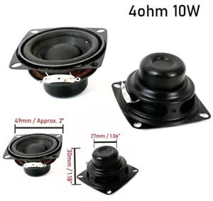 Confezione 2 Altoparlanti 4ohm 10W 2 Pollici Full Range Altoparlanti Bluetooth Universali Ricambi - Foto 1 di 8