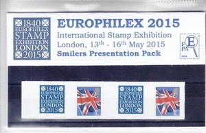 GB 2015 - Europhilex - Paquete de presentación Smilers - Imagen 1 de 2