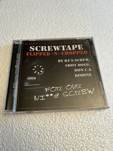 DJ Screw Screwtape Flipped N Chopped CD Near Mint Condition - Picture 1 of 6
