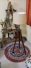 Wooden Italian Tripod Floor Lamp for Living Room, Bedroom, Office(without shade)