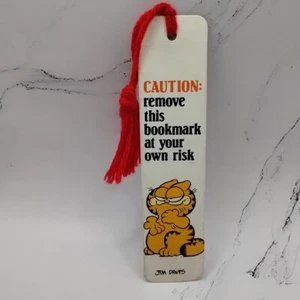 Reserved For givran-0 Vintage Garfield Tassel Bookmark Lot Of 2 - Picture 1 of 23