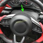 For Mazda 3 BN CX3 DK CX5 KF Carbon Fiber Car Interior Steering Wheel Cover Trim
