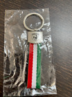 For Abarth Car Keychain Auto Accessories Emblem Key Ring Pendant Italian Flag