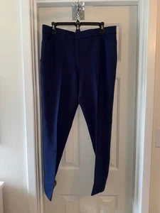 GRAVER Susan Graver REG Status Stretch Slim Leg Ankle Pant NAVY Gr. LARGE - Bild 1 von 2