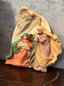 Adorno Sello: 1995 ¡Alégrate!, QX5987, En Caja Belén Cristiano María Jesús - Imagen 1 de 6