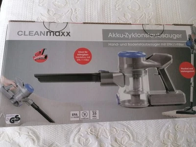 CLEANmaxx Akku Staubsauger beutellos kabellos Zyklon Sauger tragbar Boden Auto - Bild 1 von 3