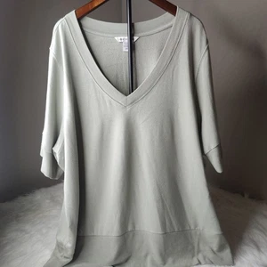 ATHLETA Step Forward Sweatshirt Tee Women's Size 2X Green - Picture 1 of 7