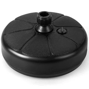 40lbs Fillable Umbrella Base, Water and Sand Filled Umbrella Stand, Fits 1.5"... - Picture 1 of 9