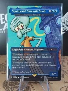 1x Squidward, Sarcastic Snob, Non-Foil, Spongebob Secret Lair Drop, MTG NM - Picture 1 of 1