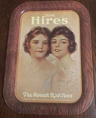 VTG HIRES ROOT BEER SODA SERVING TRAY LITHOGRAPHED by HASKELL COFFIN - Image 1 of 4