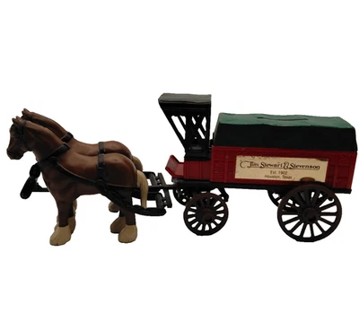 ERTL DIECAST Horse Drawn Tank Wagon Stewart & Stevenson 90th Anniversary Bank - Image 1 of 4