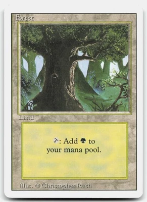 MTG Forest (C) L Revised Edition 285 MP - Image 1 of 2