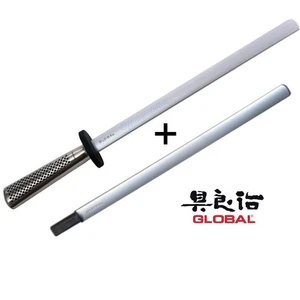 Acciaino diamantato + Ricambio 30 cm giapponese Global G-39/B - Picture 1 of 5