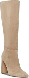 Damen Ally Blockabsatz hohe kniehohe Reitstiefel - Bild 1 von 3