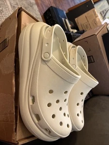 Crocs White/Bone men’s size 13 new in replacement box - Picture 1 of 5