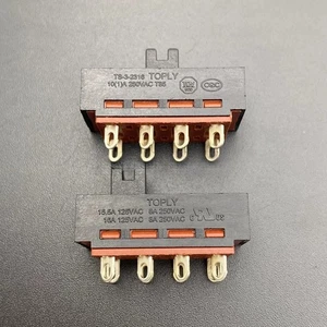 1/5 Stück TOPLY TS-3-2316 10A 250VAC 8Pins 3Positionen Schiebeschalter - Bild 1 von 3