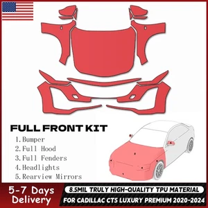 For Cadillac CT5 Luxury 2020-2024 Full Front Precut Paint Protection Film PPF - Picture 1 of 23