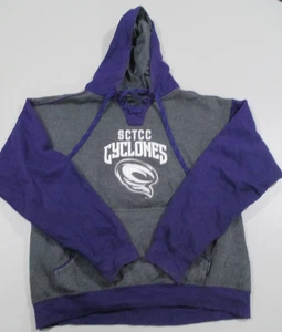 SCTCC Cyclones Baseball L Purple Sports Hoodie - Picture 1 of 5