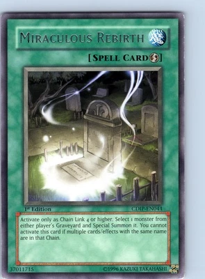 Miraculous Rebirth Rare 1st Edition CDIP-EN044 LP - Image 1 of 2