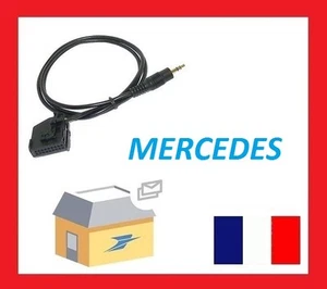 AUX IN Câble Adaptateur Mercedes Comand 2.0 iPhone iPod MP3 3 Interface - Imagen 1 de 3