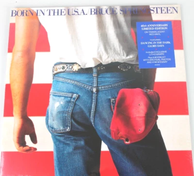 BRUCE SPRINGSTEEN Born In The U.S.A. 40th Anniversary Limited Edition RED VINYL - Bild 1 von 4