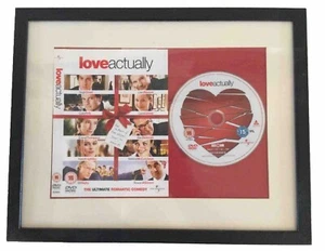 LOVE ACTUALLY Framed DVD Bespoke Artwork FREE POSTAGE - Picture 1 of 2