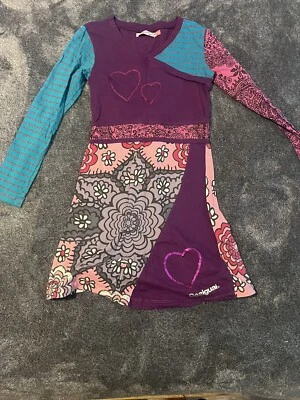 Mini vestido morado Desigual para niños 11/12 Foto 1 de 4