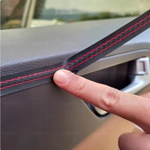 2m Red Car Interior Dashboard Door Strip Decor Molding Trim Car Accessories - Foto 1 di 11