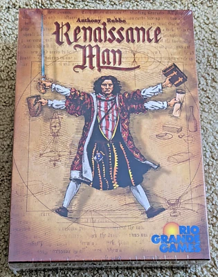 NEW & Sealed! RENAISSANCE MAN Board Game Rio Grande Games Anthony Rubbo - Image 1 of 4