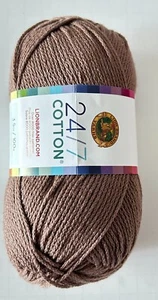Lion Brand 24/7 Cotton Yarn, Choose Color and Quantity - Picture 1 of 25