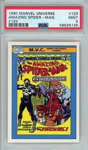 1990 Marvel Universe #129 Amazing Spider-Man #129 PSA 9 - Picture 1 of 2