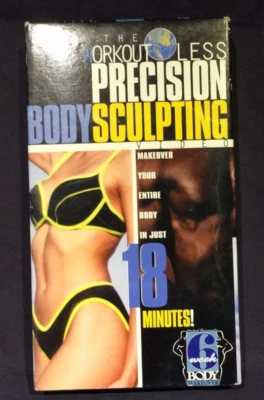 Workout Less Precision Body Sculpting in 18 Mins. VHS Exercise Tape Get Firm OOP - Image 1 of 2