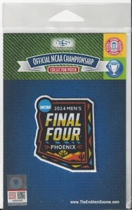 2024 Parche Final Four Oficial de la NCAA March Madness Baloncesto Logotipo 2 x 2 1/2 - Imagen 1 de 1